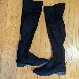Womens Black knee high boots